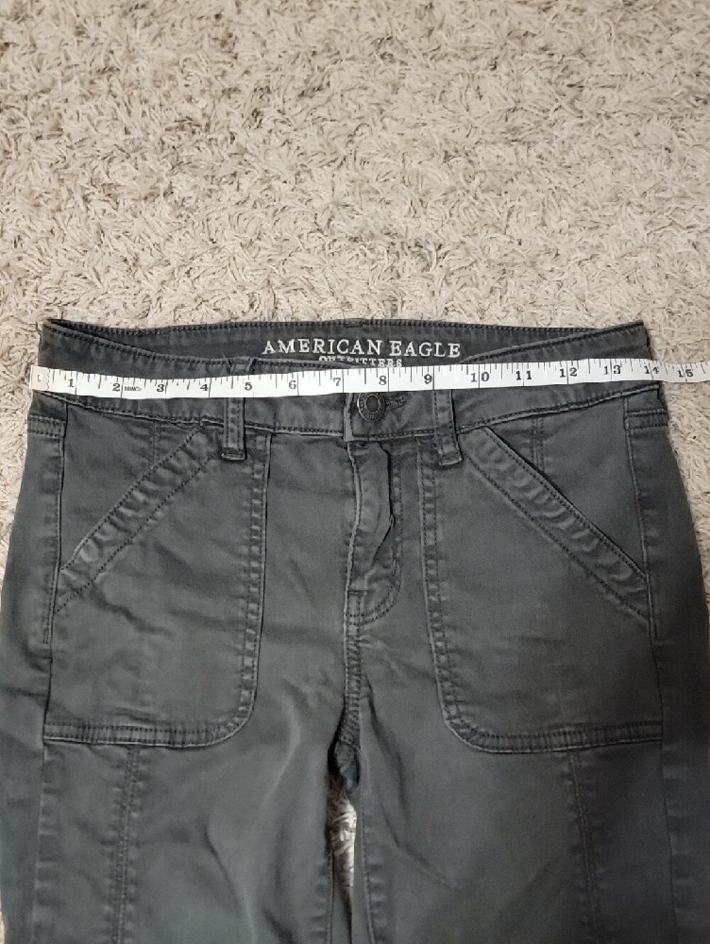 American Eagle Outfitters Black Super Stretch Pants - Picture 5 of 7